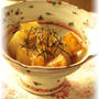 焼き大根の甘辛生姜煮。　と　献立。