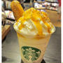 スタバ新作☆ゴールデン メイプル フラペチーノとシュー スティック