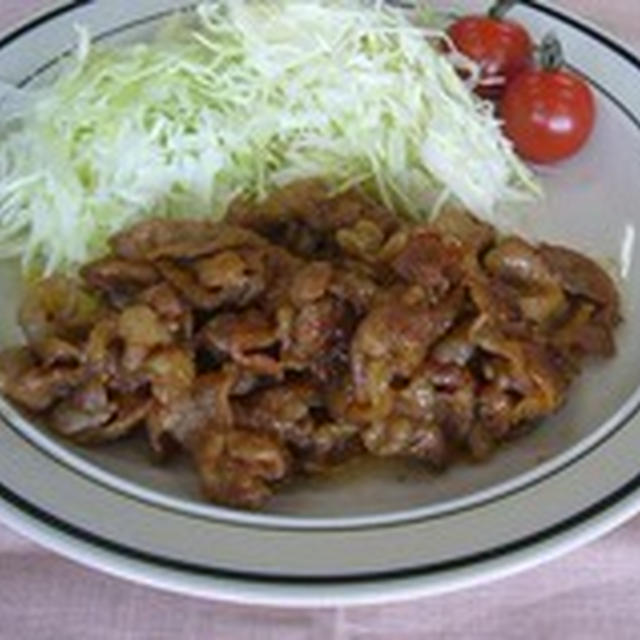 こってりしっかり美味しい！豚肉の生姜焼き