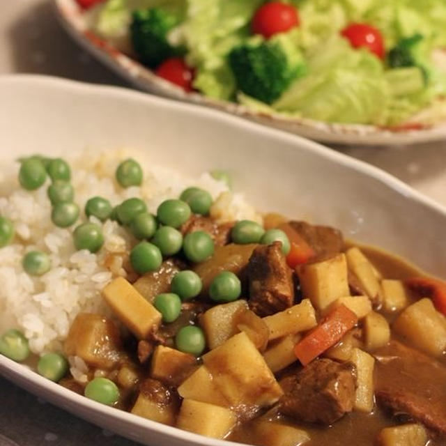 春の食材で　美味しいカレー♪