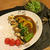 彩り野菜のビーフカレーの晩ご飯　と　百日紅の花♪