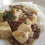 玉ねぎとオイスターソースの麻婆豆腐