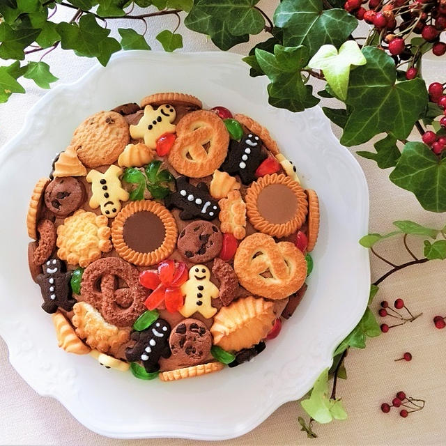 簡単かわいいクリスマスケーキレシピ タルト風チョコレートケーキ By Bibiすみれさん レシピブログ 料理ブログのレシピ満載
