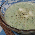 すりおろしきゅうりを混ぜるだけ♪　2分もあればできちゃう　きゅうりの冷製スープ by 花ぴーさん