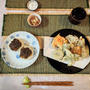 春の天ぷらとふき味噌おにぎり