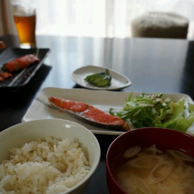 今日の朝ごはん☆和定食ときゅうりの辛子漬け【レシピ付】