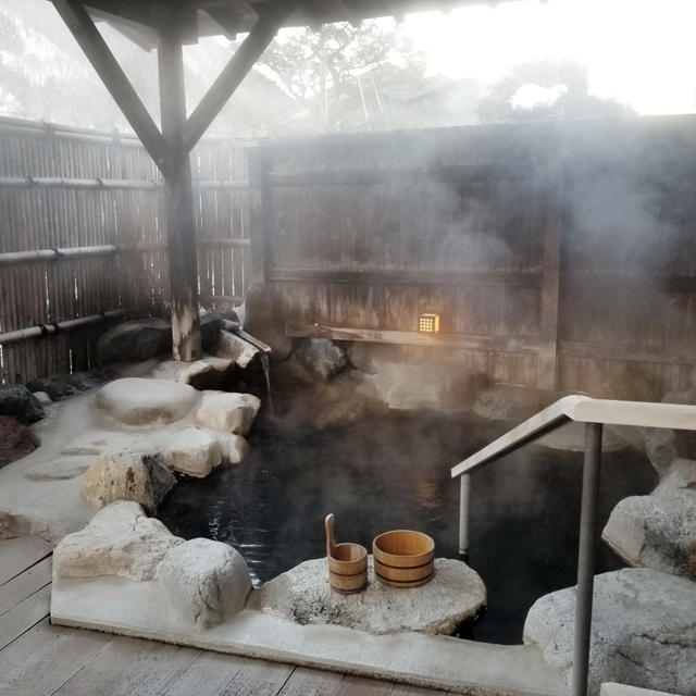 【岐阜県旅行⑤】 奥飛騨新平湯温泉 郷夢の宿 山ぼうし * お風呂 *