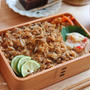 しっとり！秋弁当！「鶏きのこのそぼろ」弁当　お弁当レッスン連載