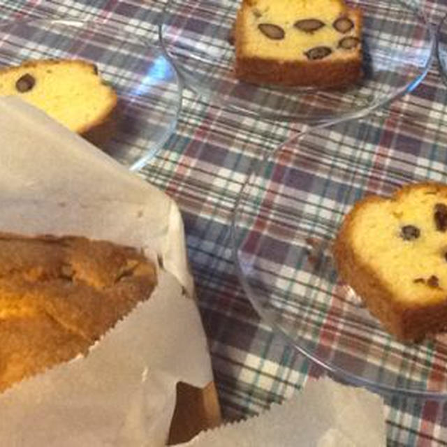 おせちの黒豆はパウンドケーキに！