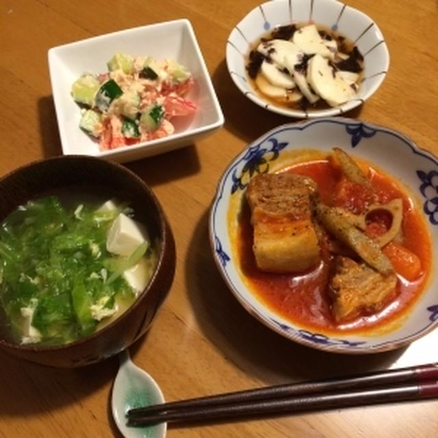 給食に出るコロコロサラダ