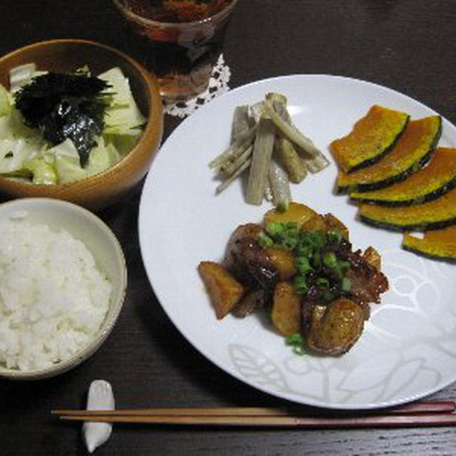 揚げ物ばかりのご飯