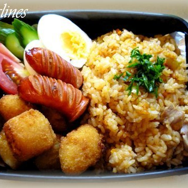 寝坊だ！炊飯器で時短BENTO