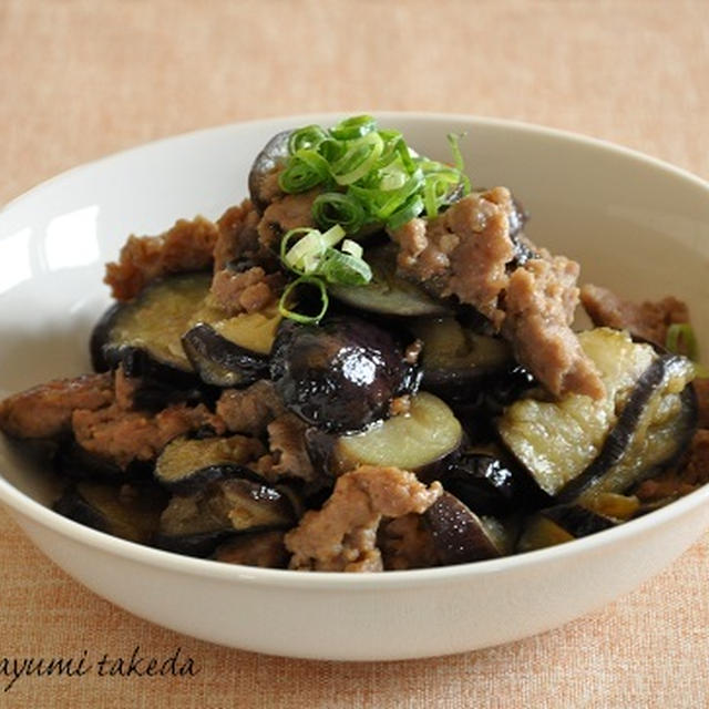 味付けもカンタン！コクうま！ごはんがススム【なすとひき肉の甘みそ炒め】