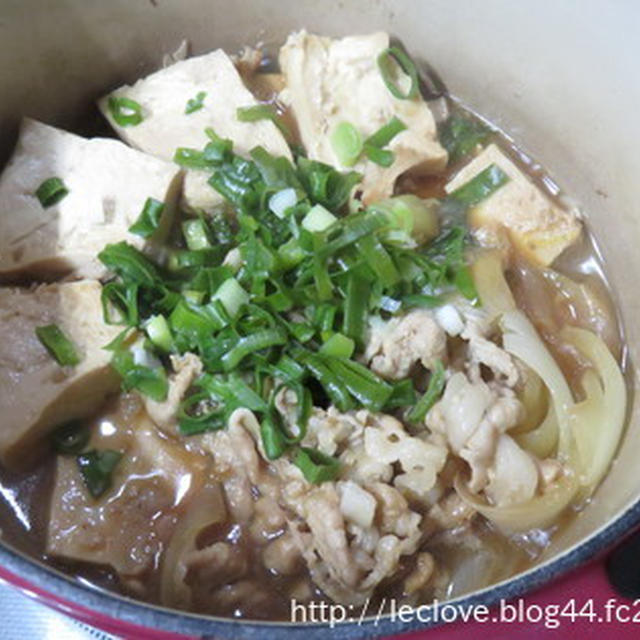 ココットロンドで肉豆腐