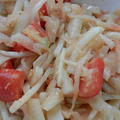 スイカの白い部分で作る　ソムタム風サラダ　レシピ