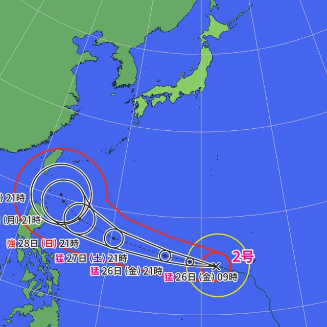 来週にかけて気になる空模様