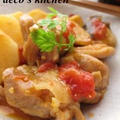 我が家の定番♪　鶏肉と長芋の、生姜トマト味噌煮込み。　＋　うれしい報告。 by decoさん