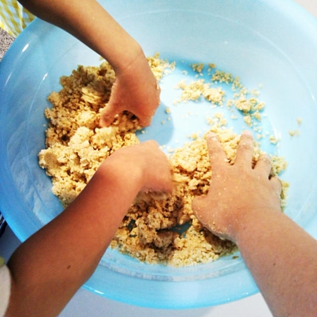 子どもと一緒に味噌作り＆子どもが思ってたこと