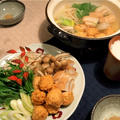 鶏と海老の団子鍋