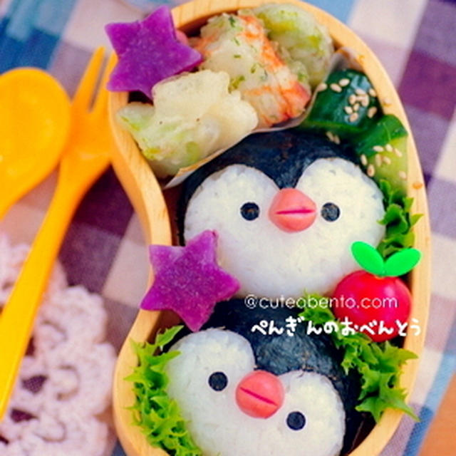 ぺんぎんおにぎりのキャラ弁