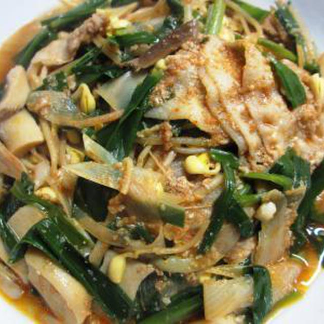 １４１日目：小豆もやしと牛肉の重ね煮（コンナムルコギチョリム）