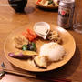 ちょこ飲み用ﾜﾝﾌﾟﾚで晩御飯