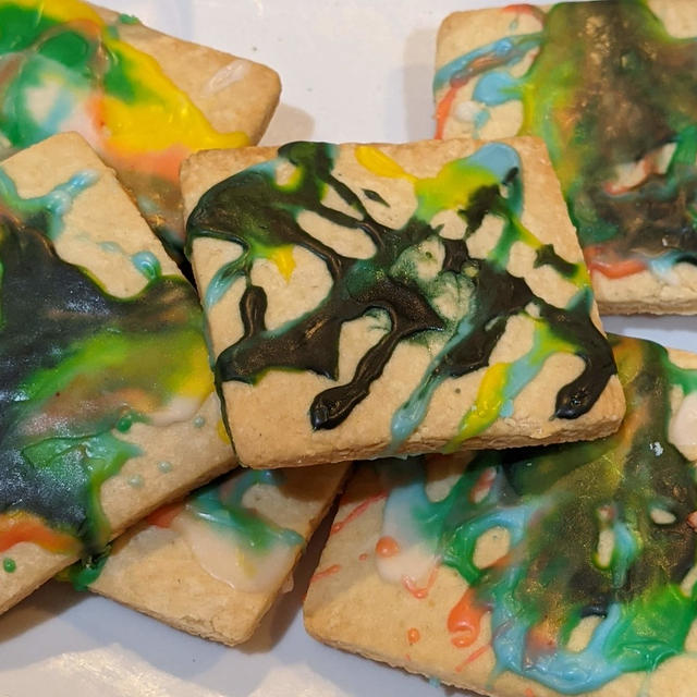 Abstract “Pollock’ Cookie