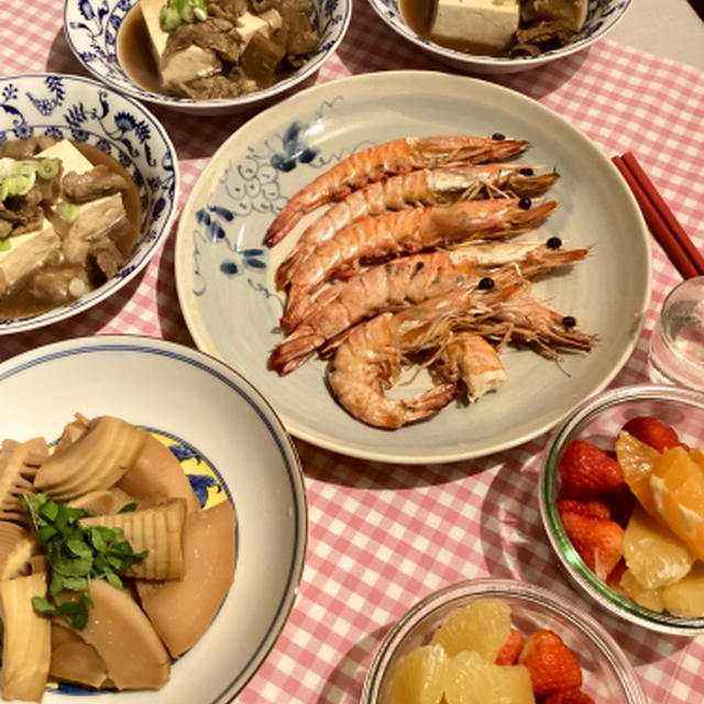 休みに備えていっぱい買い物をしたのでヤル気の夕食