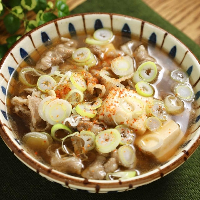 出汁の旨味がすごい！ほっとする味わいの【肉吸い】