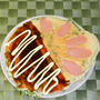 菜の花のお好み焼き