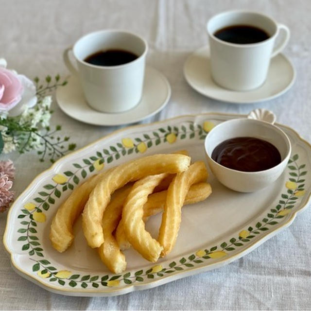 《レシピ》スペインで食べた、軽い食感のチュロス