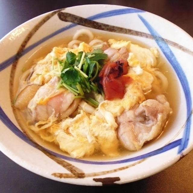 鶏卵親子うどん