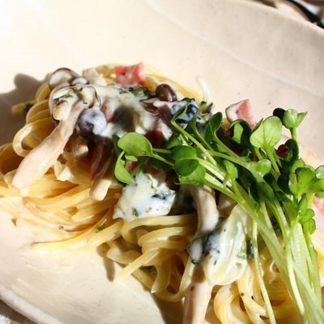 海苔と柚子こしょうのクリームパスタ By Kikiさん レシピブログ 料理ブログのレシピ満載