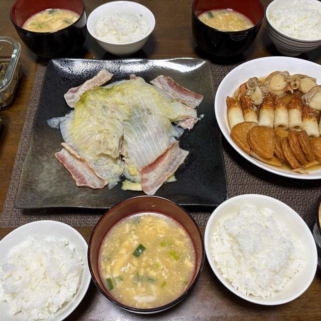 通院（５月７日の夕ごはん）