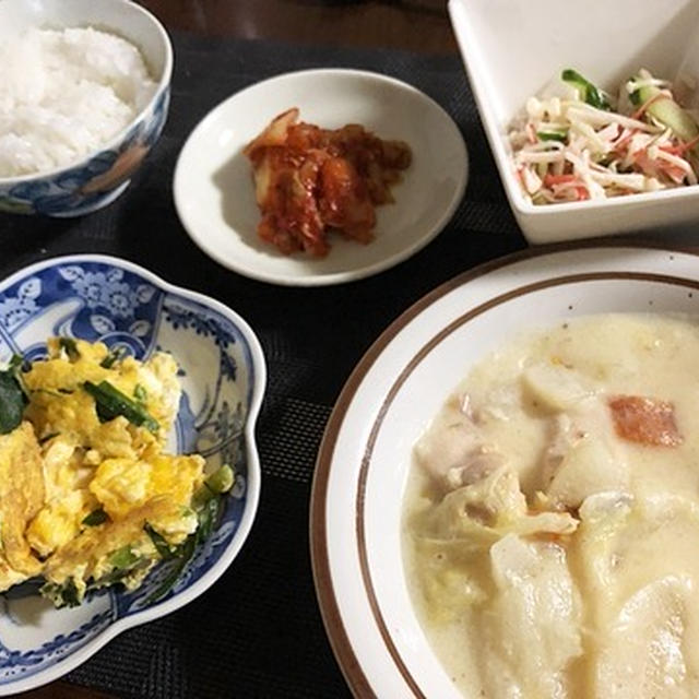 ほっこり旬の味覚＆白菜と大根のクリーム煮