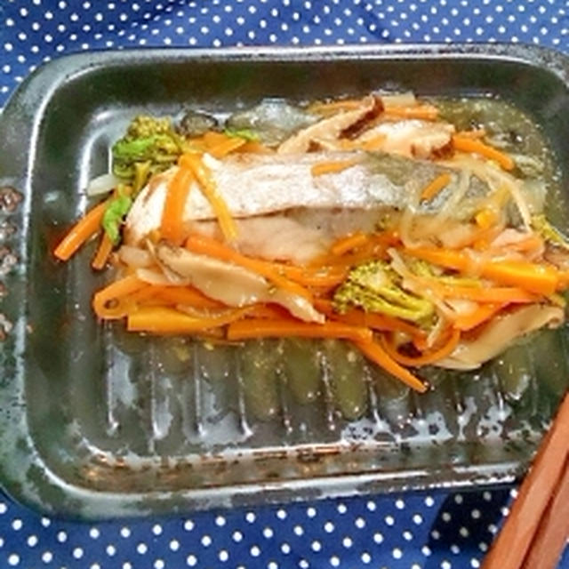 【糖質制限】直火プレートで楽チンぶりの野菜あんかけ