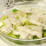 レンジで３分！ねぎ鶏ラー油。 “子どもはごま油で☆”