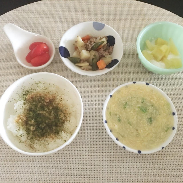 【離乳食完了期】レタスの卵スープ