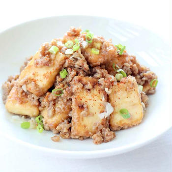 コレ、美味いね！【絹揚げと豚ひきの味噌炒め】