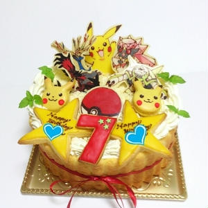 721 オーダーケーキ ポケモンのバースデーケーキ By あこさん レシピブログ 料理ブログのレシピ満載