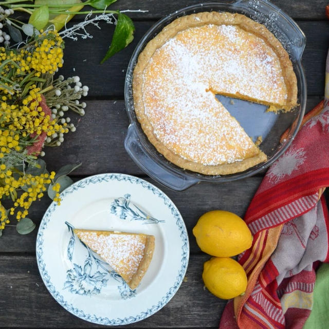 Lemon Chess Pie レモンチェスパイ