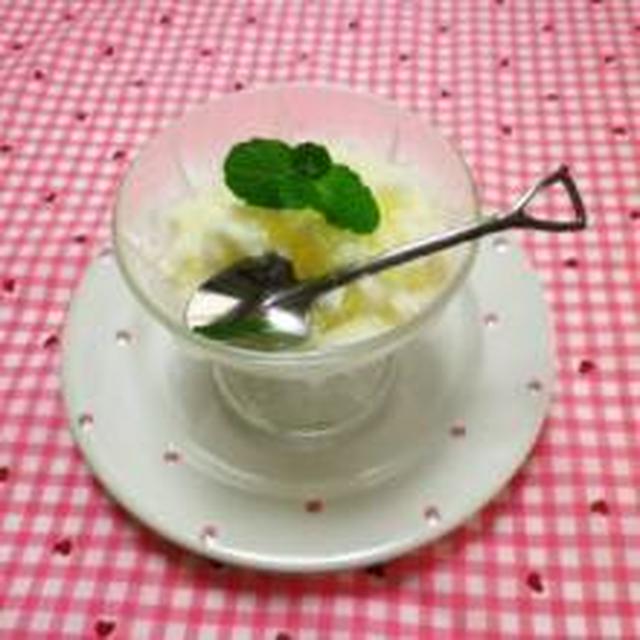 ✿桃が濃厚とろける♡みるくシャーベット✿