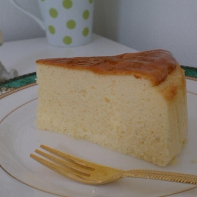 しゅわんと、バニラスフレチーズケーキ！