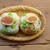 炙り明太子と枝豆のおにぎり。