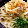お昼ゴハンは かき揚げうどん♪