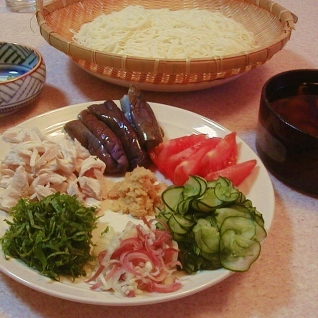 冷やし素麺とたっぷり薬味 By みなづきさん レシピブログ 料理ブログのレシピ満載