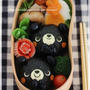 【わっぱデビュー♪】黒くまちゃんのお弁当♪