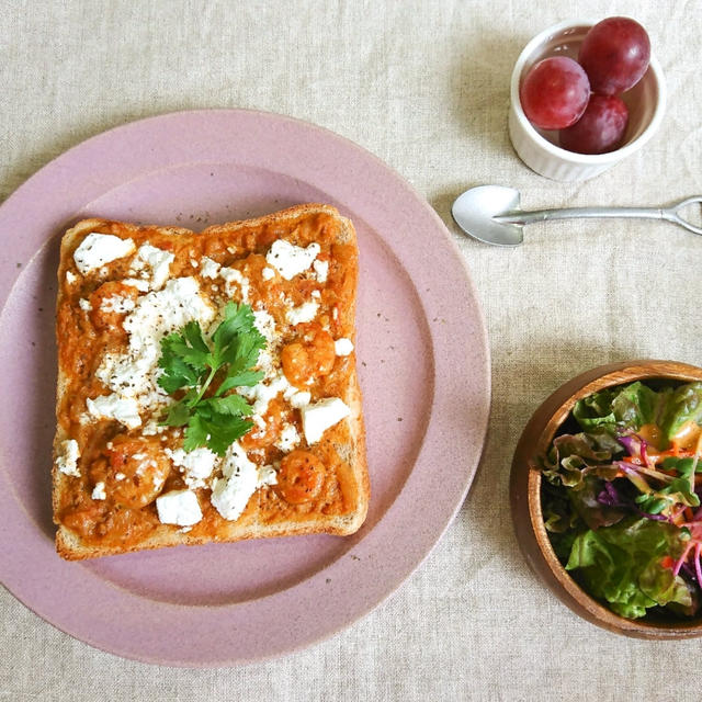 ＊えびカレートースト＊