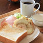 「米粉入り食パン」 de シアワセ朝ごはん♪
