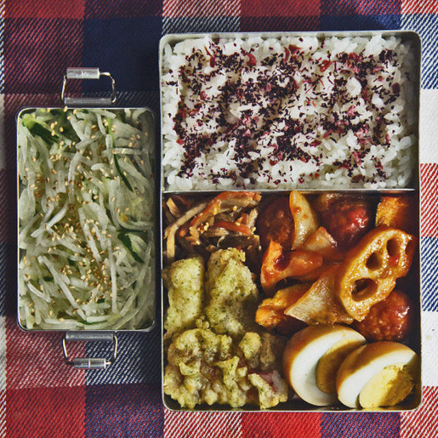 休肝日のお弁当⑯